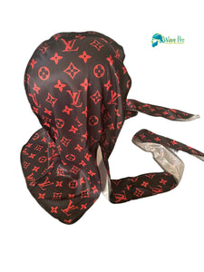 Silky BLACK/RED LV Durag