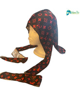 Load image into Gallery viewer, Silky BLACK/RED LV Durag
